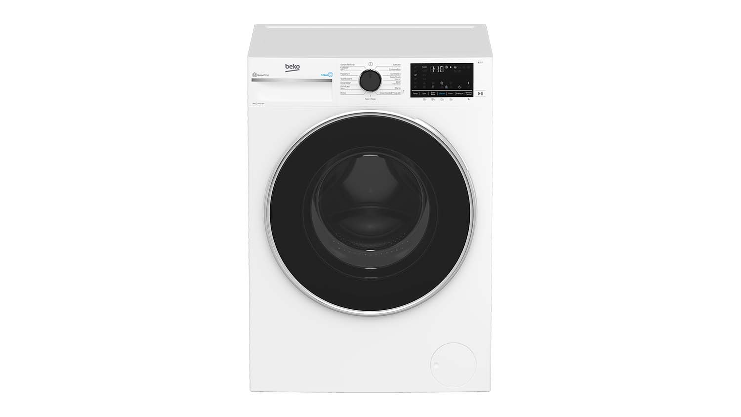 Beko 8kg Front Loading Washing Machine with 15 Programs - White (BFLB8020W)