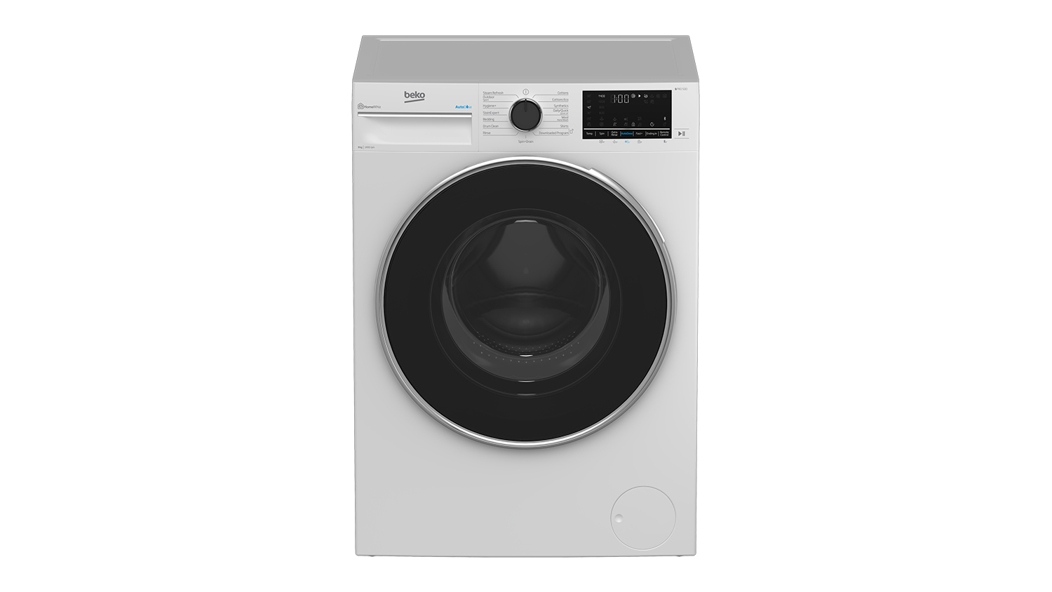 Beko 9kg Front Loading Washing Machine with 15 Programs - White (BFLB902ADW)