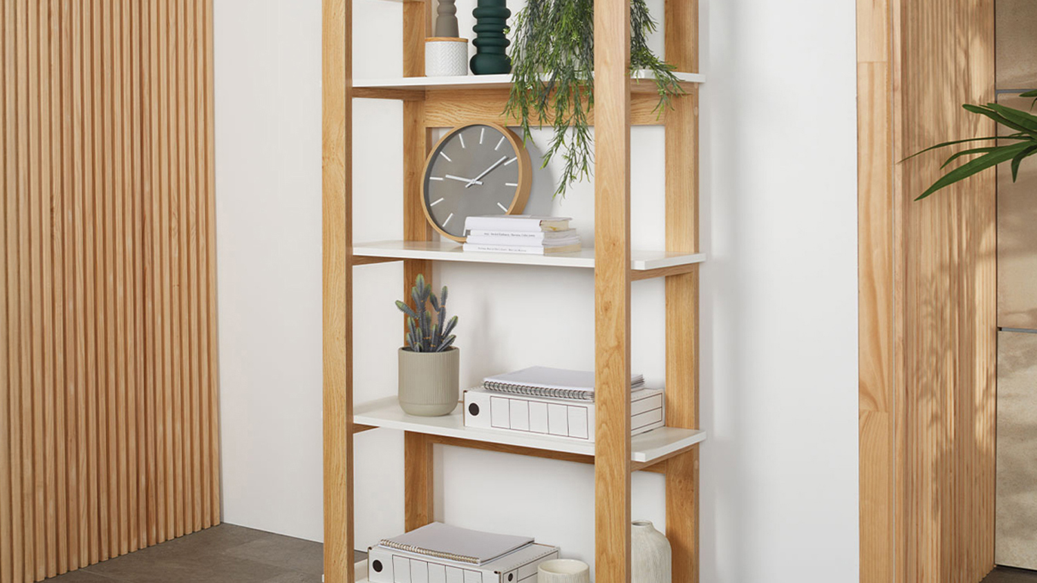 Denmark 4 Shelf Bookcase