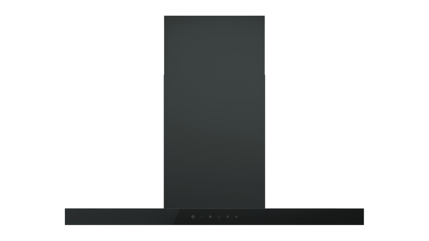 Haier 90cm Box Chimney Wall Mounted Rangehood - Black (600 Series/HC90BMB2)