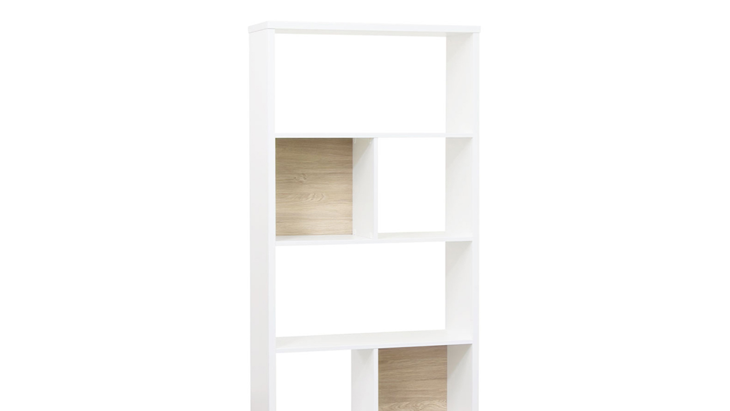 Otis 6 Box Bookcase 800 - Oak Contrast