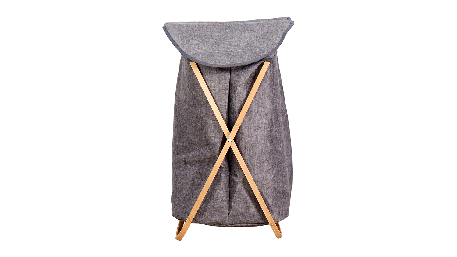 TSB Living Sleek Laundry Hamper 46 x 36 cm - Grey