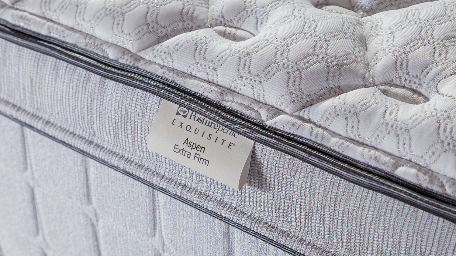 Exquisite Aspen Extra Firm Californian King Mattress by Sealy Posturepedic