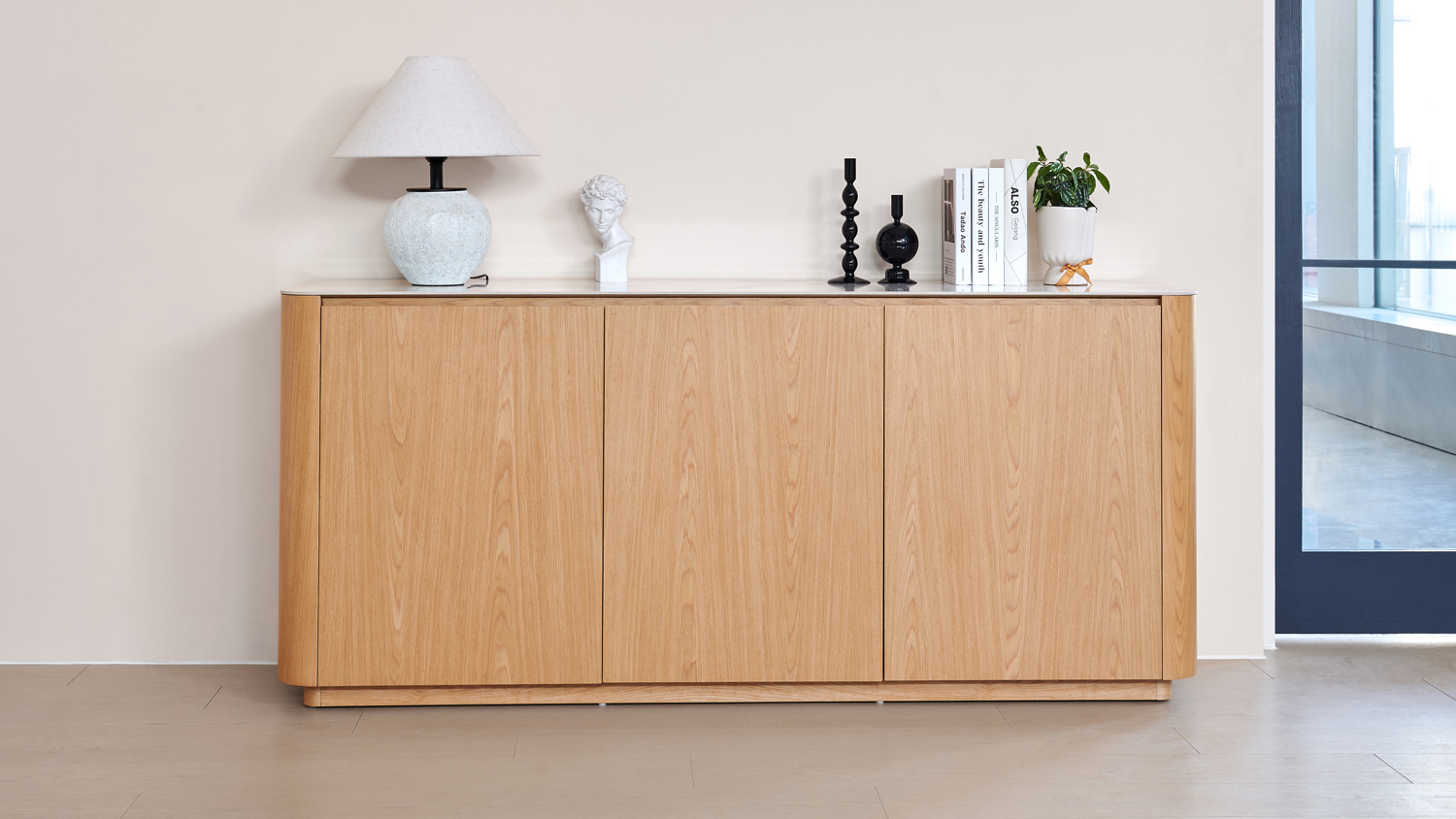 Stanza 1800mm 3 Door Buffet Table