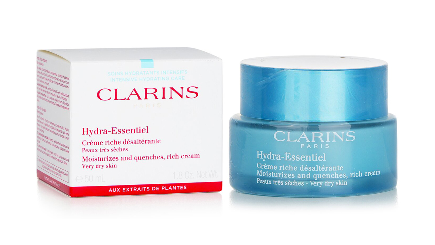 Clarins Hydra-Essentiel Moisturizes & Quenches Rich Cream - Very Dry Skin - 50ml/1.8oz