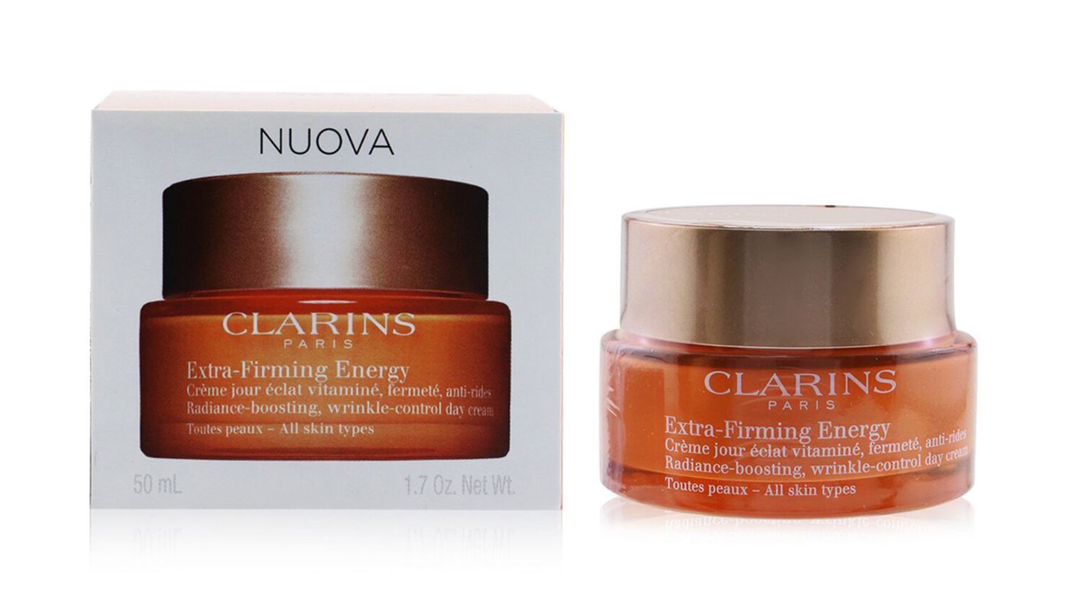Clarins Extra-Firming Energy Radiance-Boosting, Wrinkle-Control Day Cream - 50ml/1.7oz