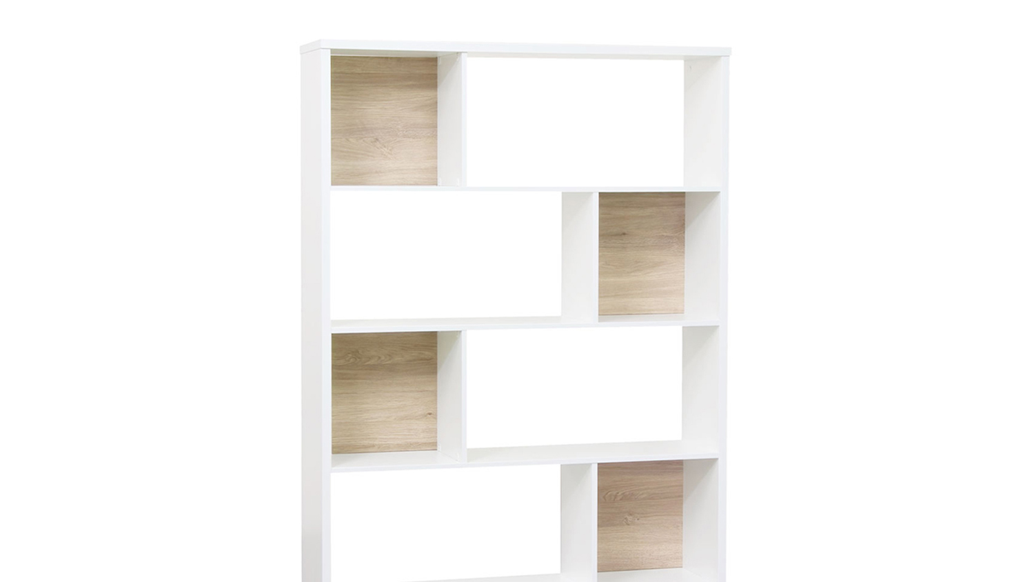 Otis 8 Box Bookcase 1200 - Oak Contrast