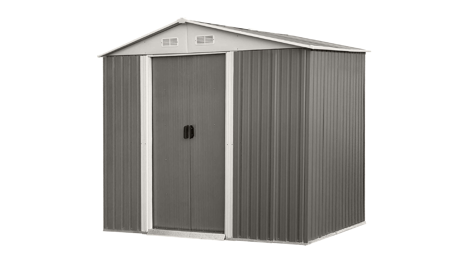 TSB Living Colour Board Garden Shed 2.6 x 2.06 x 2m - Garden Grey