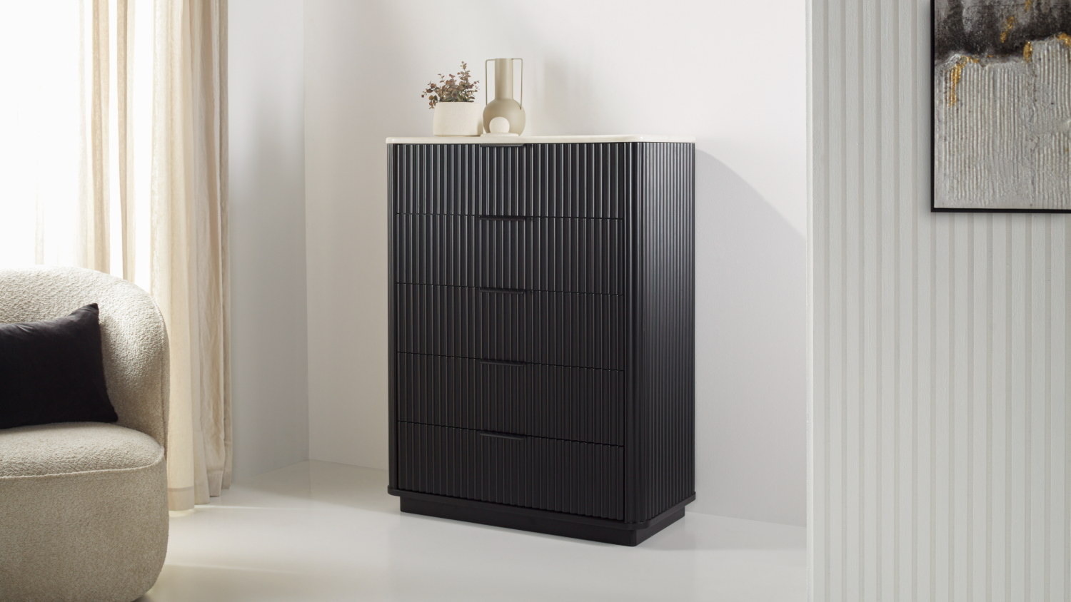 Province 5 Drawer Tallboy