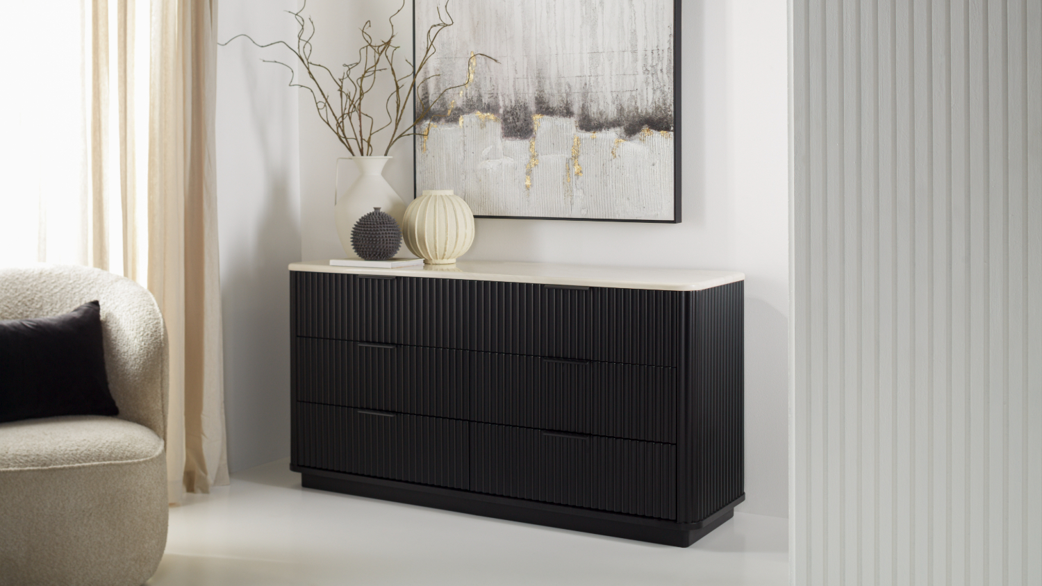 Province 6 Drawer Lowboy