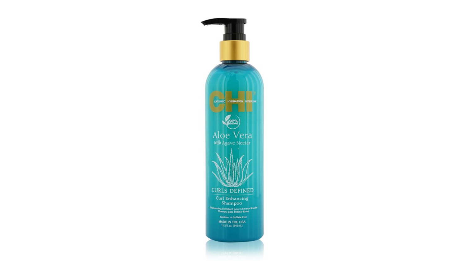 CHI Aloe Vera with Agave Nectar Curls Defined Curl Enhancing Shampoo - 340ml/11.5oz