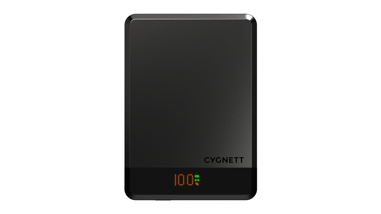 Cygnett MagSlim 10,000mAh Magnetic Wireless Power Bank - Black (CY5278PBCHE)