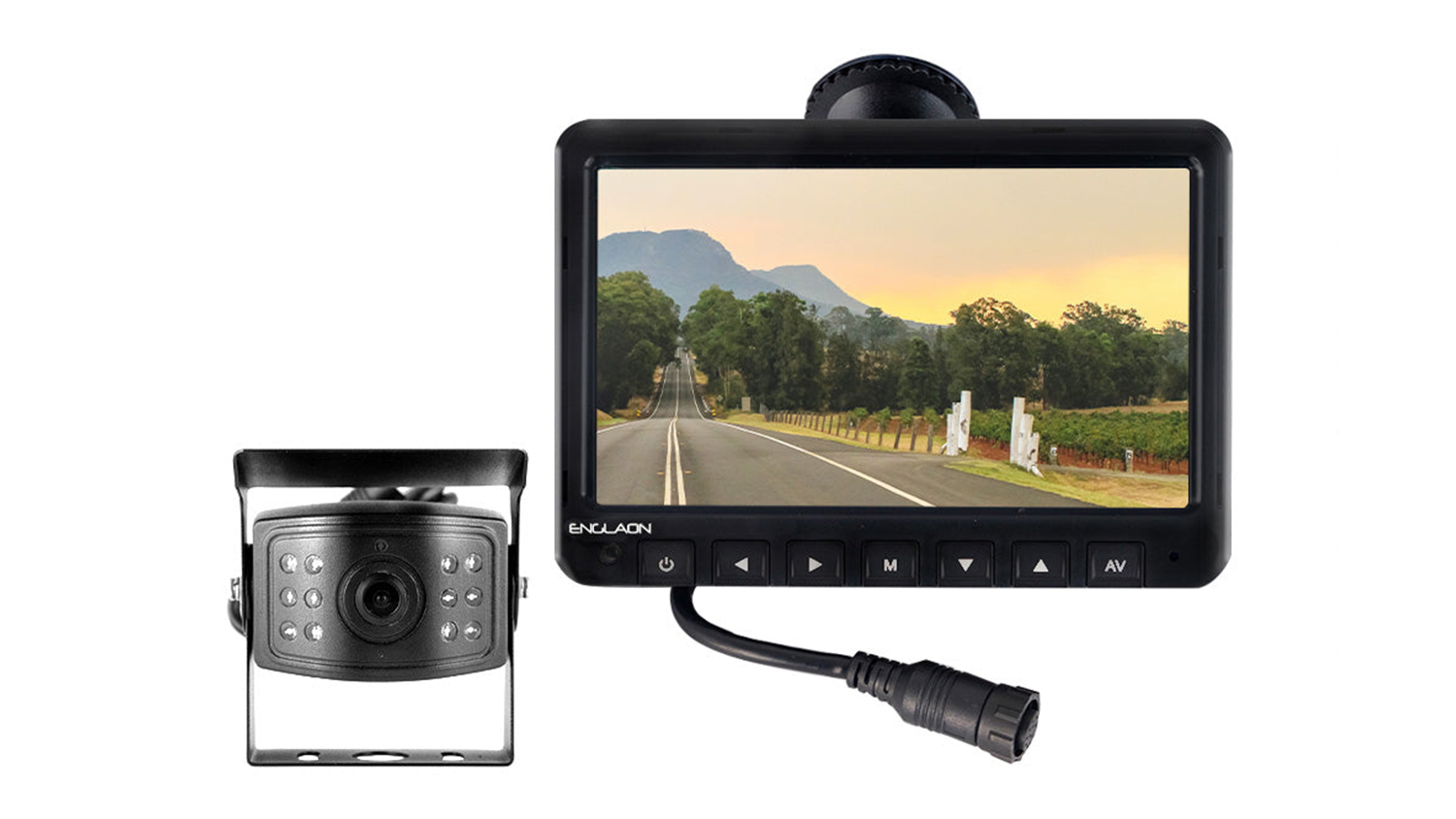 ENGLAON AHD DVR Reversing Camera with Monitor