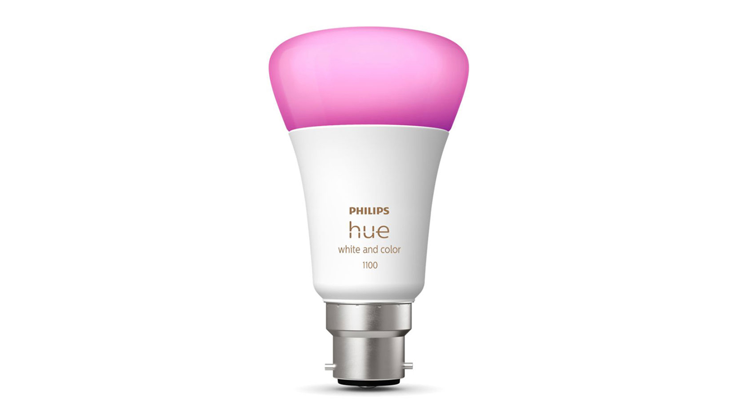 Philips Hue B22 A60 11W Smart Light Bulb - 1 Pack (White & Colour Ambiance)