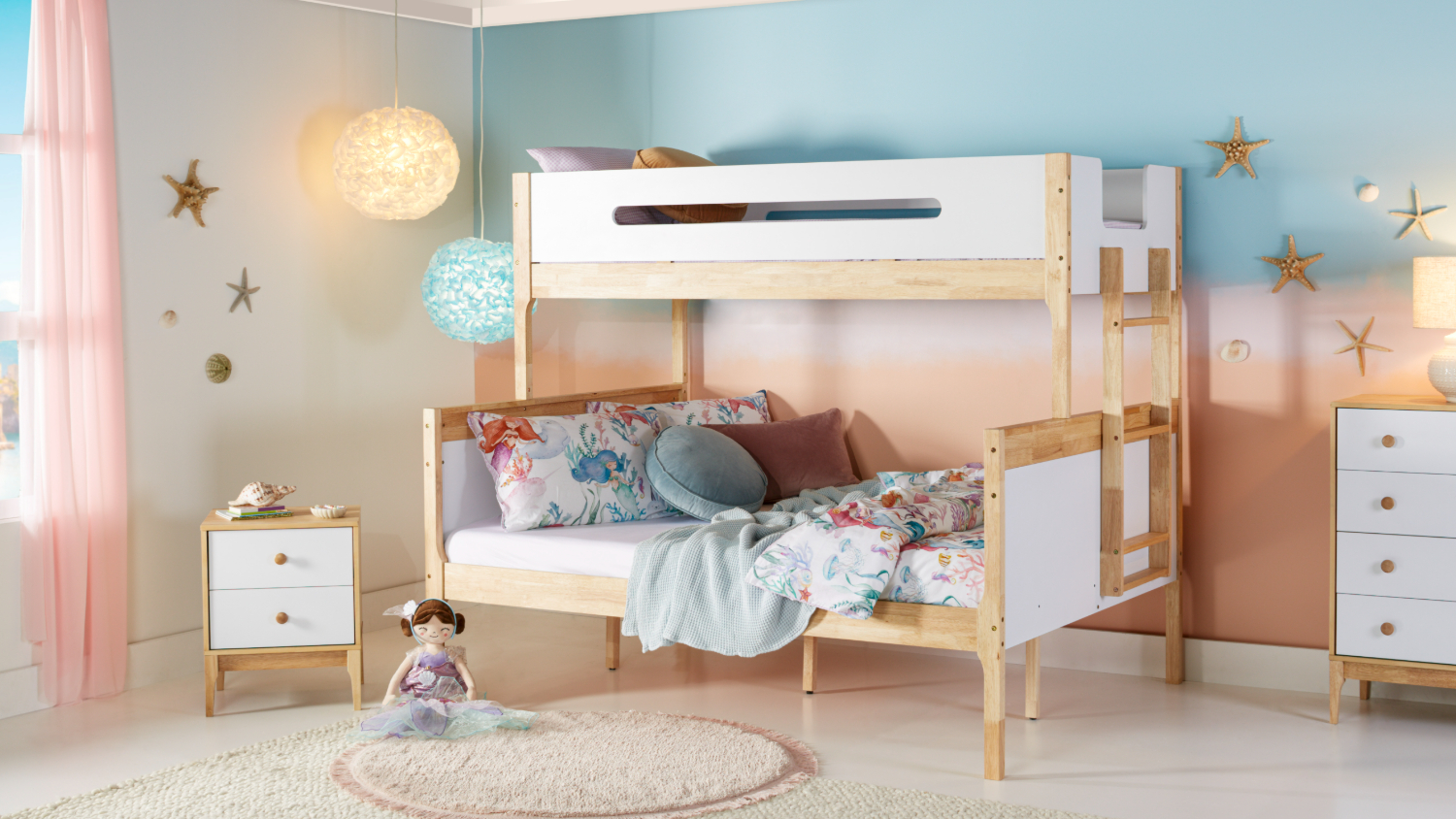 Marley Bunk Bed Frame - White