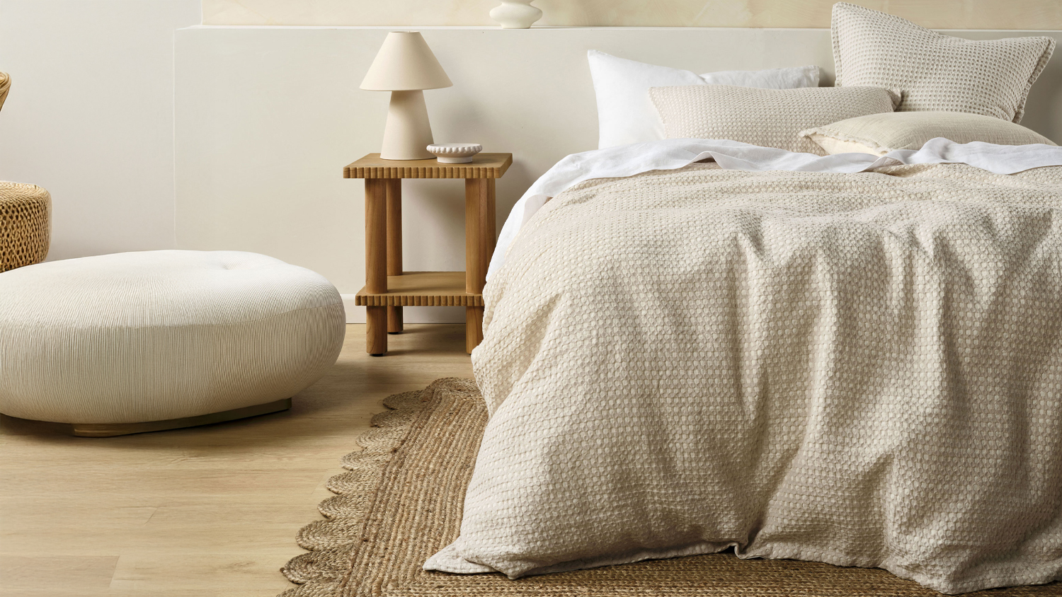 Cotswold Oat Duvet Cover Set by Savona