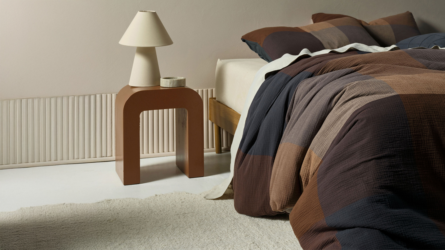 Fletcher Chestnut Duvet Cover Set by Savona
