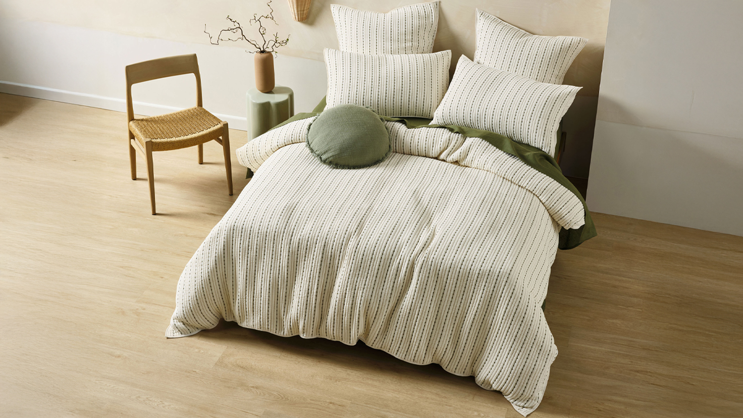 Millbrooke Olive European Pillowcase by Savona