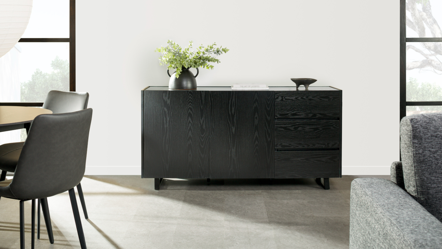 Andes 1600mm 2 Door Buffet Table