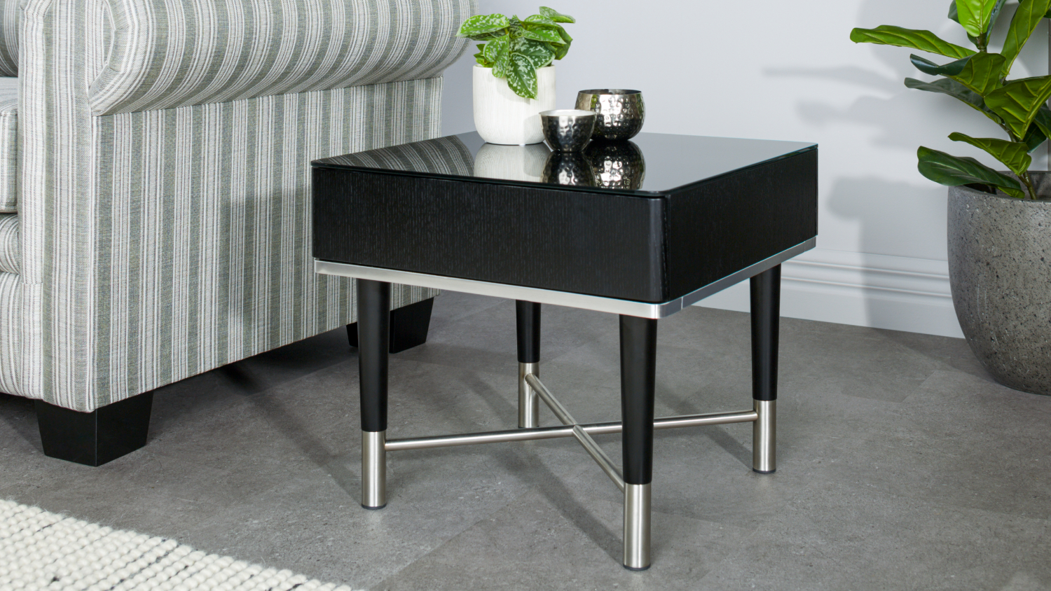 Angsana 500mm 1 Drawer Side Table