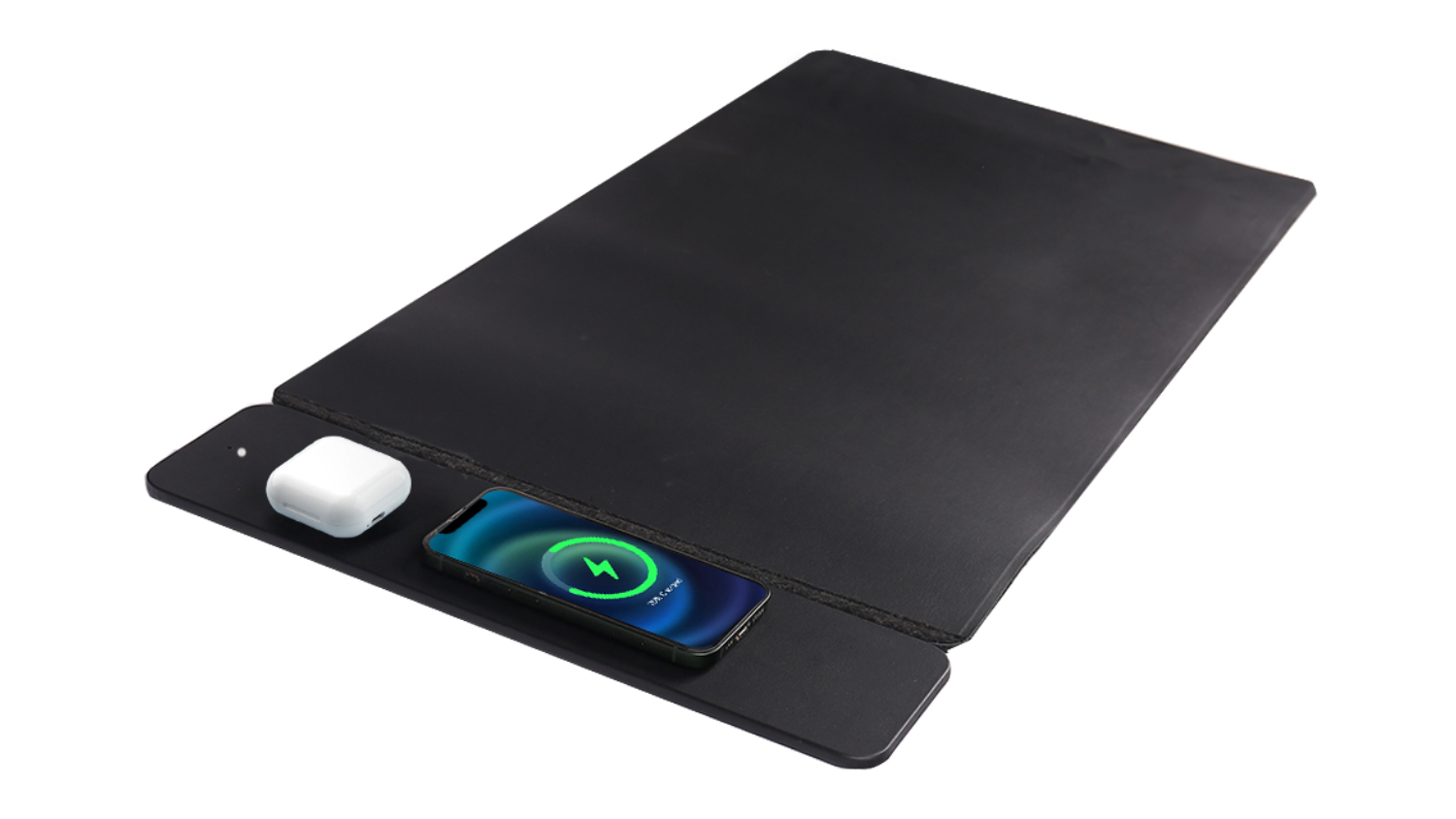 Lenoxx Reversible Wireless Desk Mat with Fast Charging