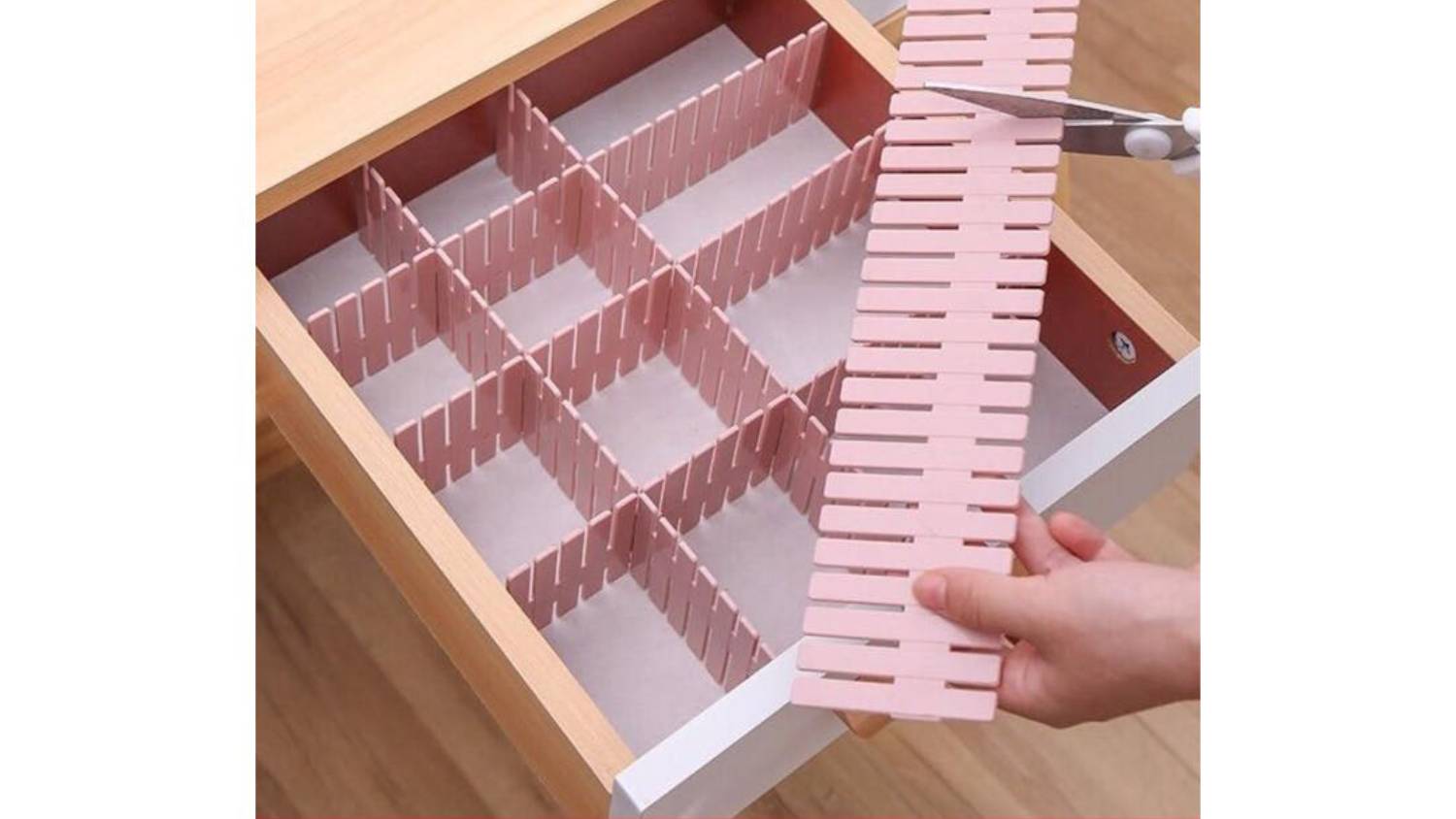 HOD Storage Drawer Dividers 12pcs. - Pink