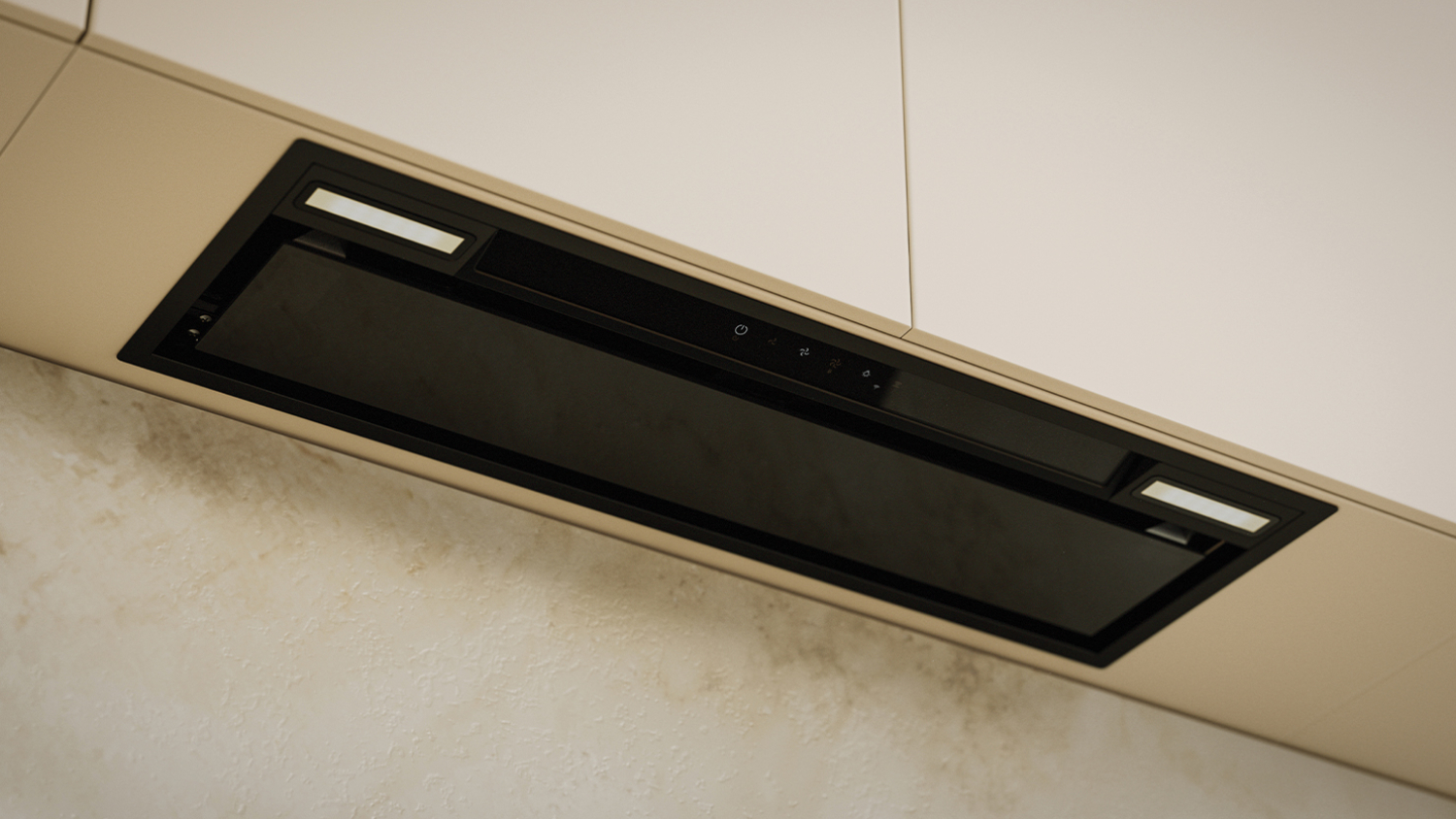 Haier 90cm Insert Integrated Rangehood - Black (600 Series/HPH90IMB2)