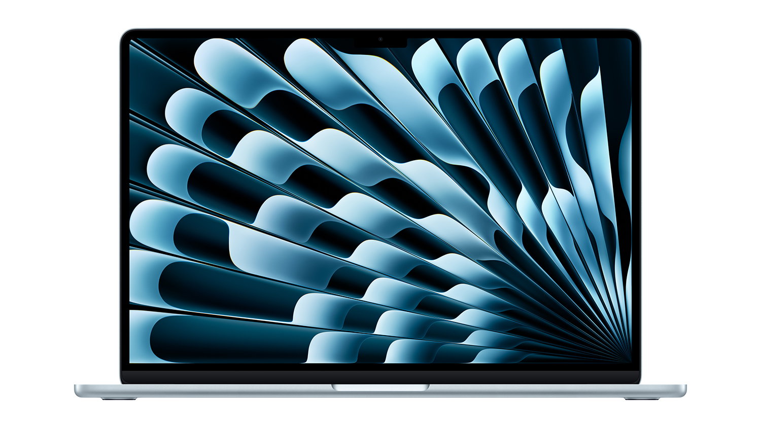 Apple MacBook Air 15" M4 Chip with 10-Core CPU & 10-Core GPU 16GB-RAM 256GB-SSD Apple Intelligence - Sky Blue (2025)