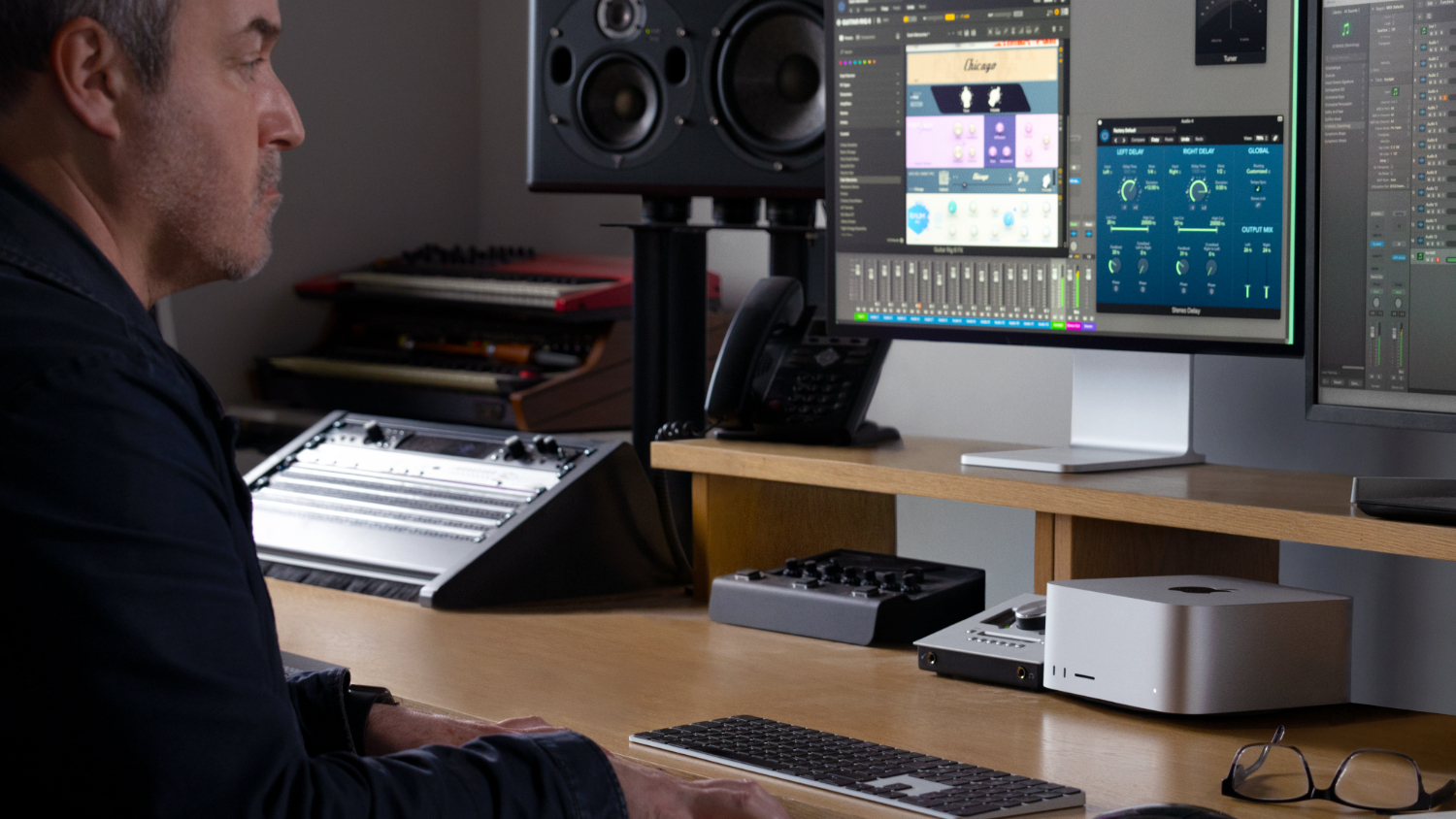 Apple Mac Studio M3 Ultra Chip with 28-Core CPU & 60-Core GPU 96GB-RAM 1TB-SSD Apple Intelligence - Silver (2025)