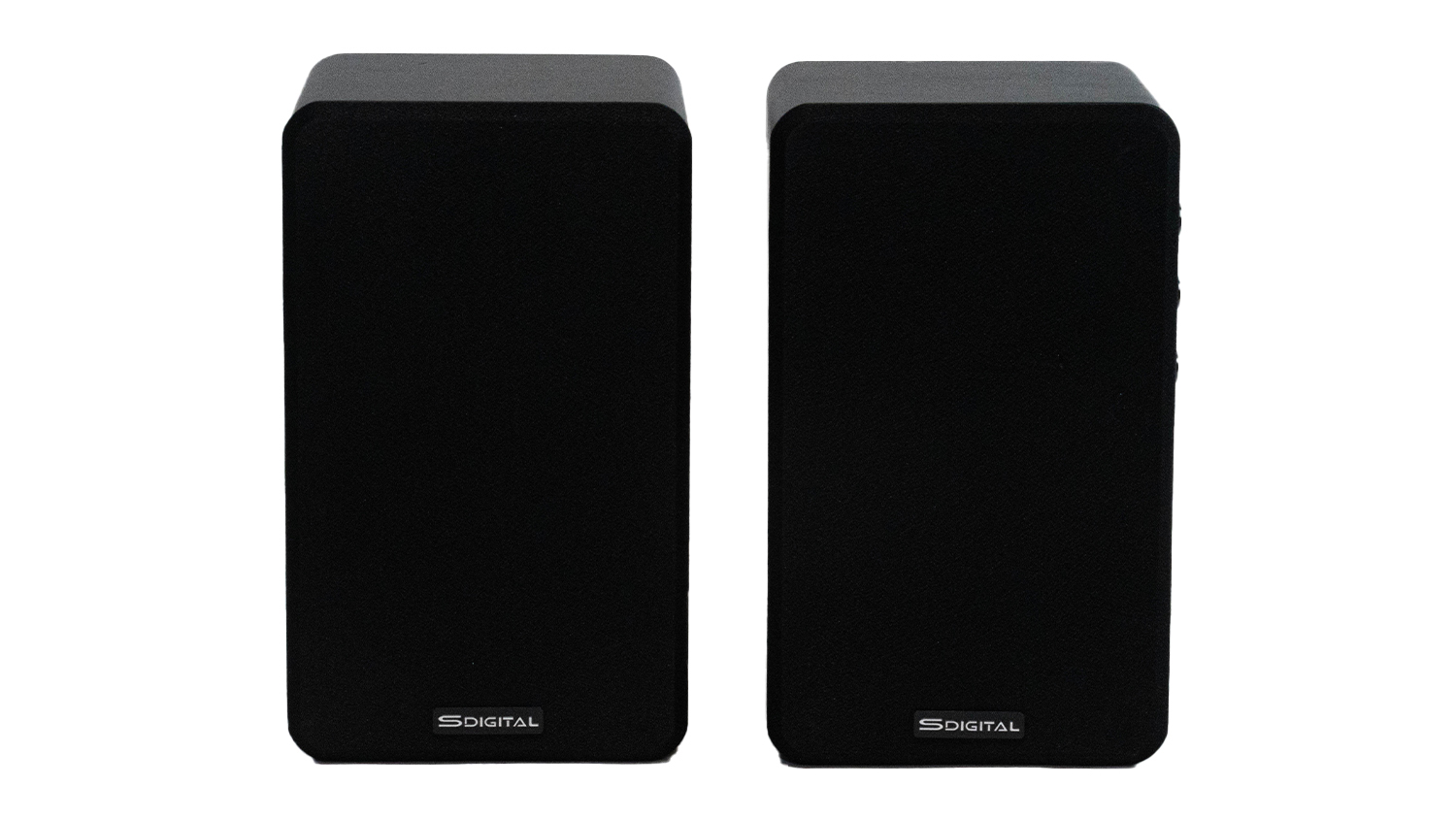 S-Digital Smart Powered Left & Right Bookshelf Wireless Speaker Pair - Black (SEM5031)