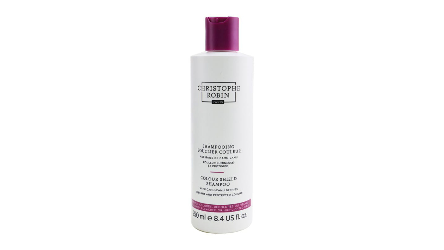 Christophe Robin Colour Shield Shampoo with Camu-Camu Berries - Colored, Bleached or Highlighted Hair - 250ml/8.4oz