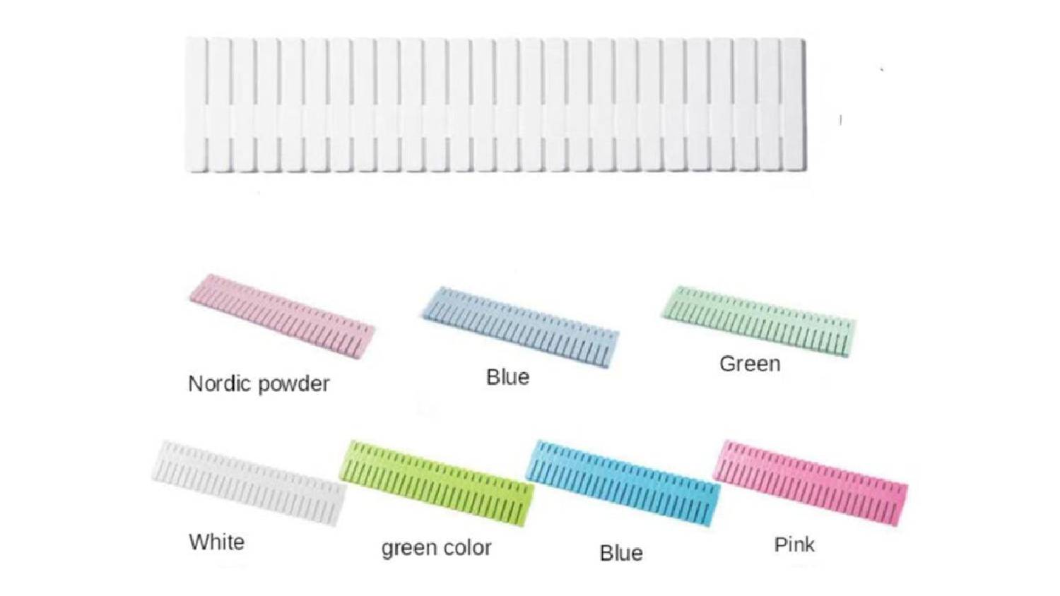 HOD Storage Drawer Dividers 12pcs. - Nordic Blue