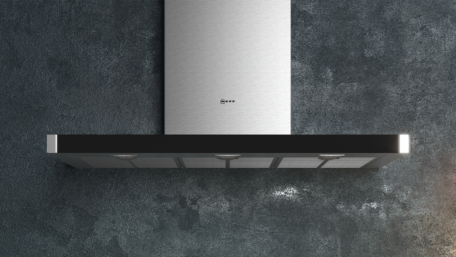 Neff 90cm Box Chimney Wall Mounted Rangehood - Stainless Steel (D96BMU5N0A)