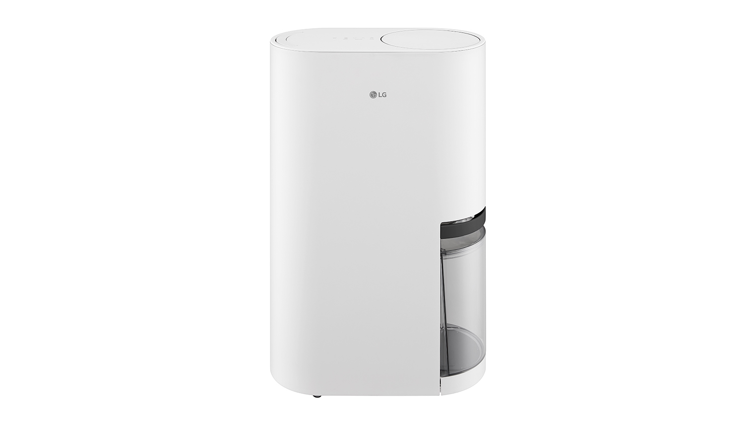 A front view of the LG 24L smart inverter dehumidifier