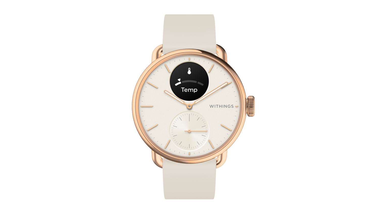 Withings ScanWatch 2 Health Monitoring Watch 38mm - Rose Gold