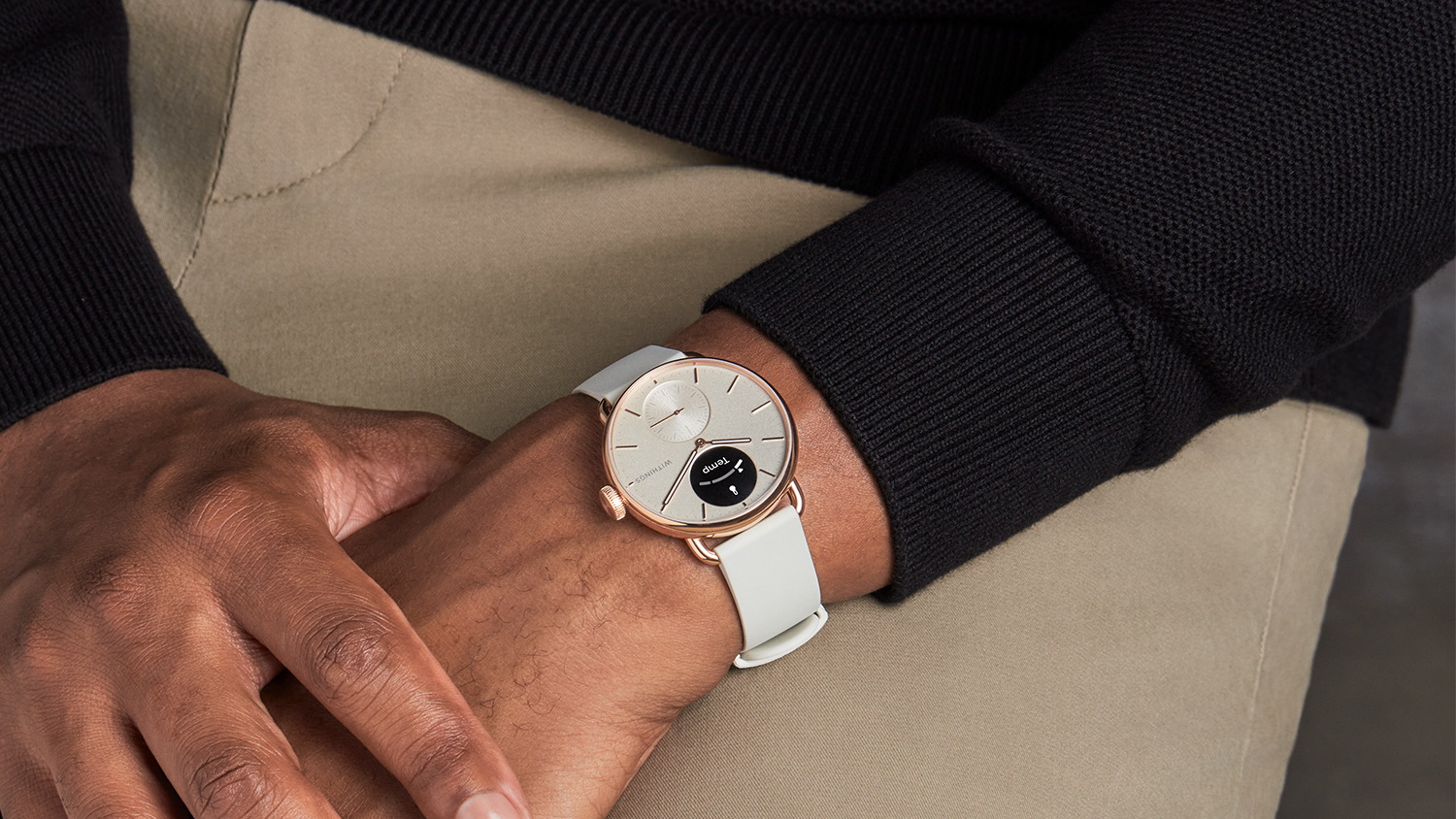 Withings ScanWatch 2 Health Monitoring Watch 38mm - Rose Gold