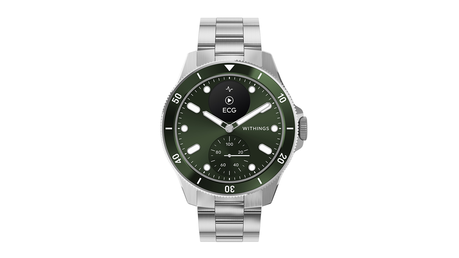 Withings ScanWatch NOVA 42mm Health Monitoring Watch - Green