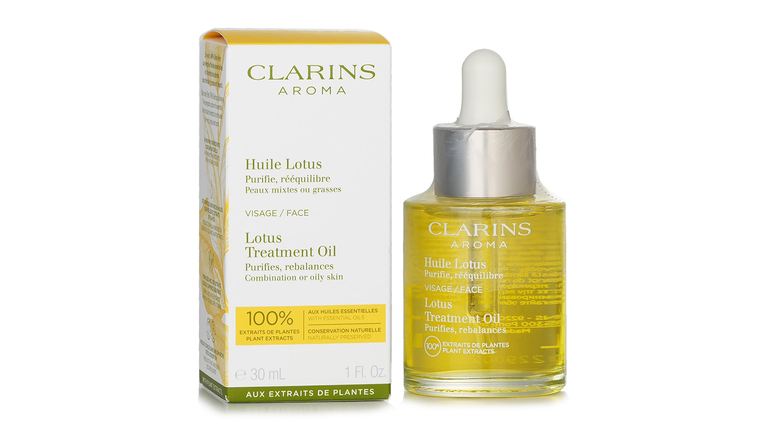 Clarins Face Treatment Oil - Lotus (For Oily or Combination Skin) - 30ml/1oz