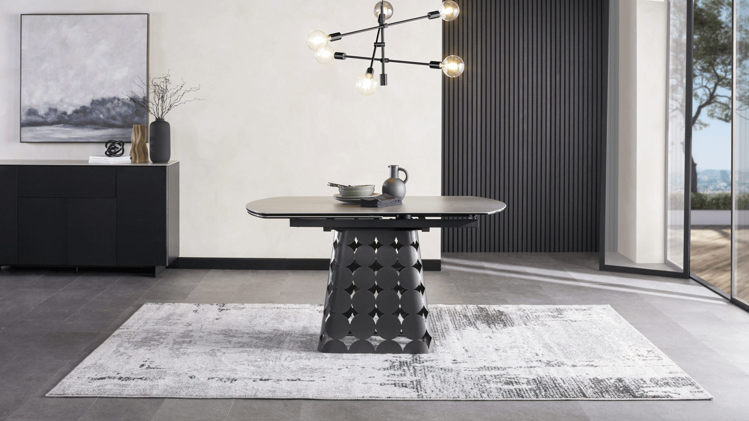 Atoma 1400-2000mm Extension Dining Table