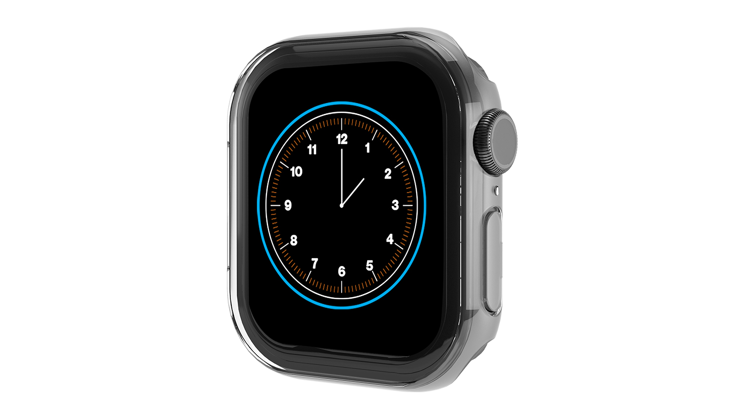 Cygnett EdgeShield Case with Screen Protector for Apple Watch 10 - Clear (Fit Case Size 46mm)