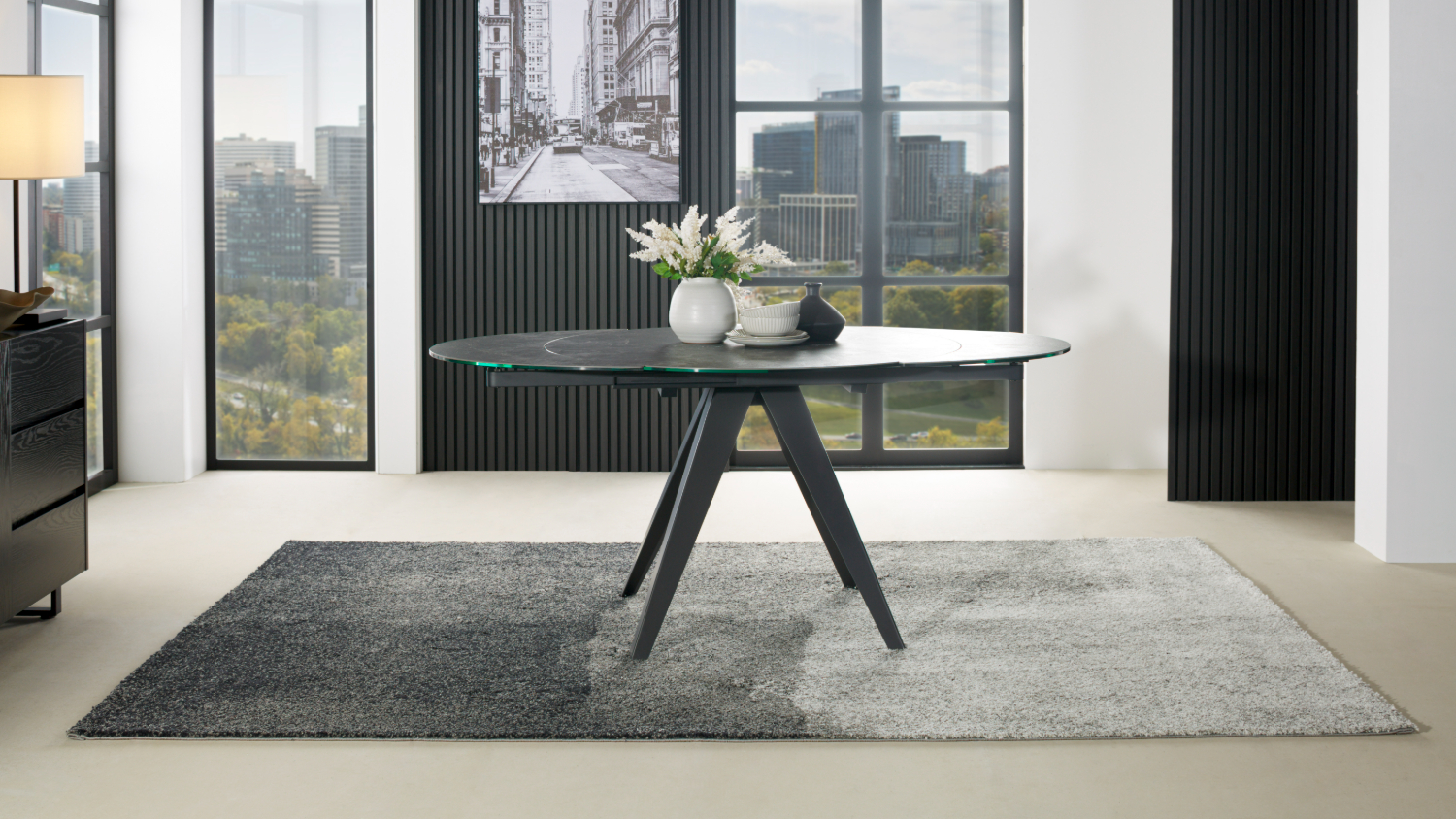 Ethan 1100-1800mm Extension Dining Table