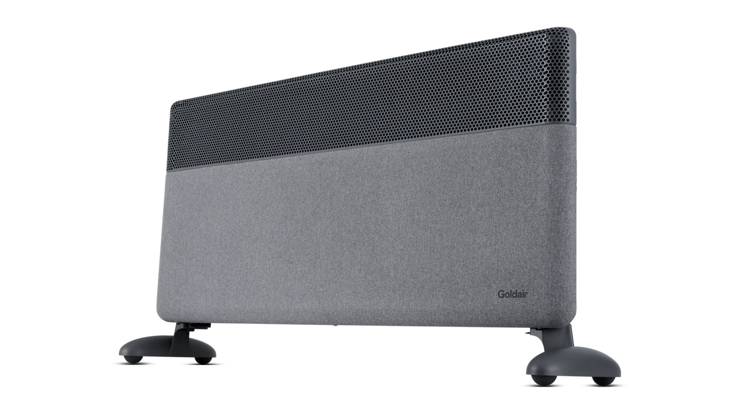 Goldair 2000W Stone Fabric Panel Heater with Wi-Fi Connectivity in sleek grey