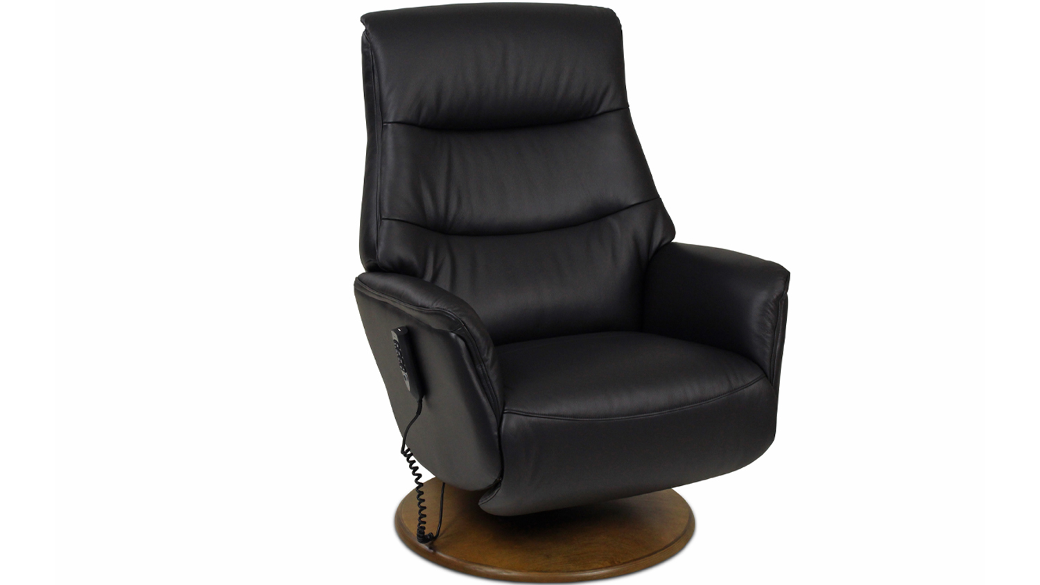 Jordan Leather Electric Massage Chair - Black
