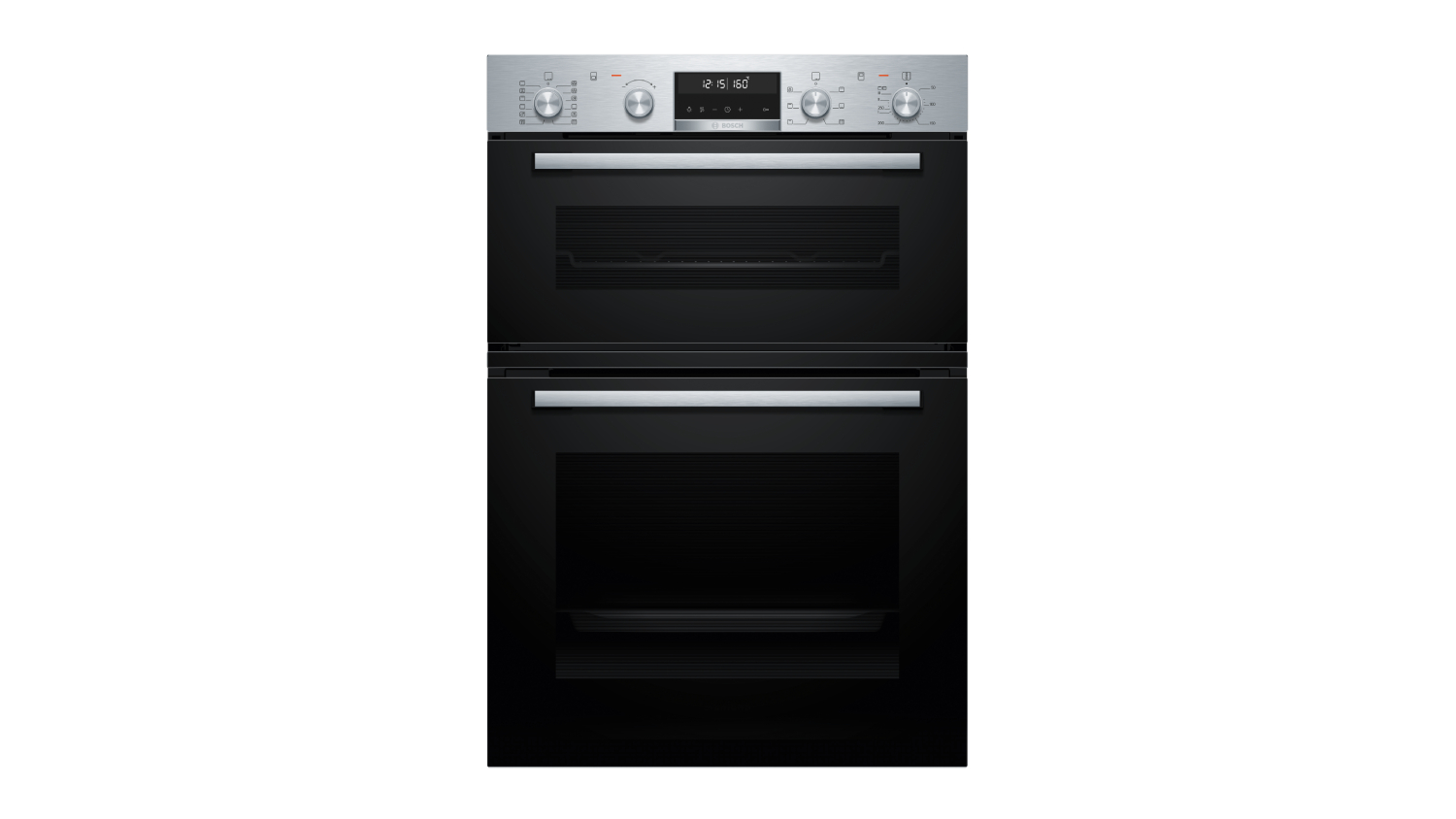 Bosch 60cm Built-In Double Oven with 10 Functions - Stainless Steel (Series 6/MBG578FS3A)