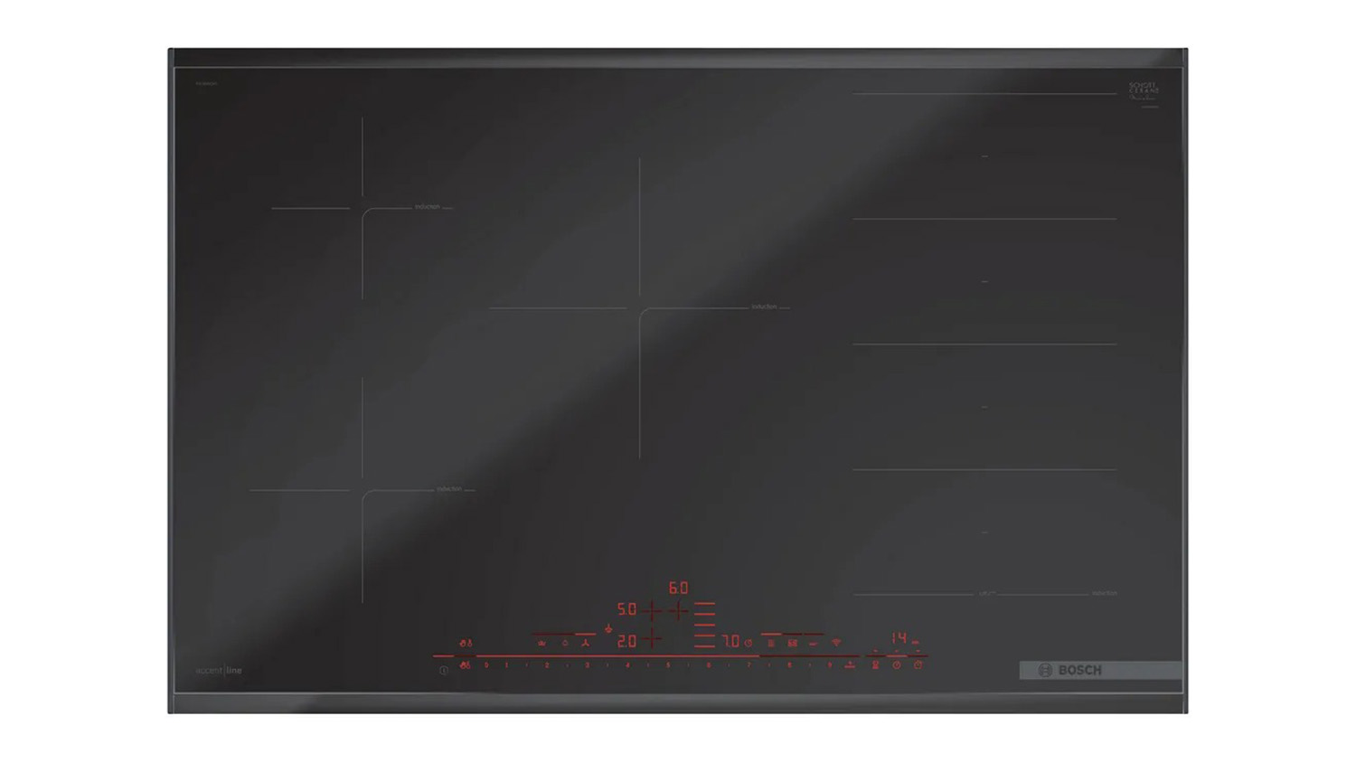 Bosch 80cm 5 Zone Induction Cooktop - Black Glass (Series 8/PXV890DV5E)