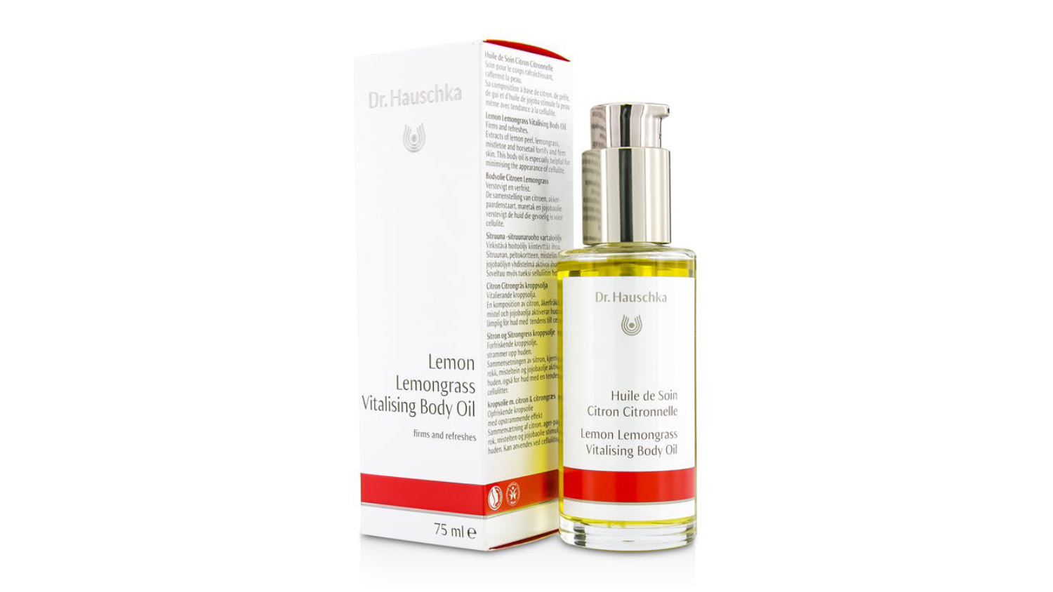 Dr. Hauschka Lemon Lemongrass Vitalising Body Oil - Firms and Refreshes - 75ml/2.5oz