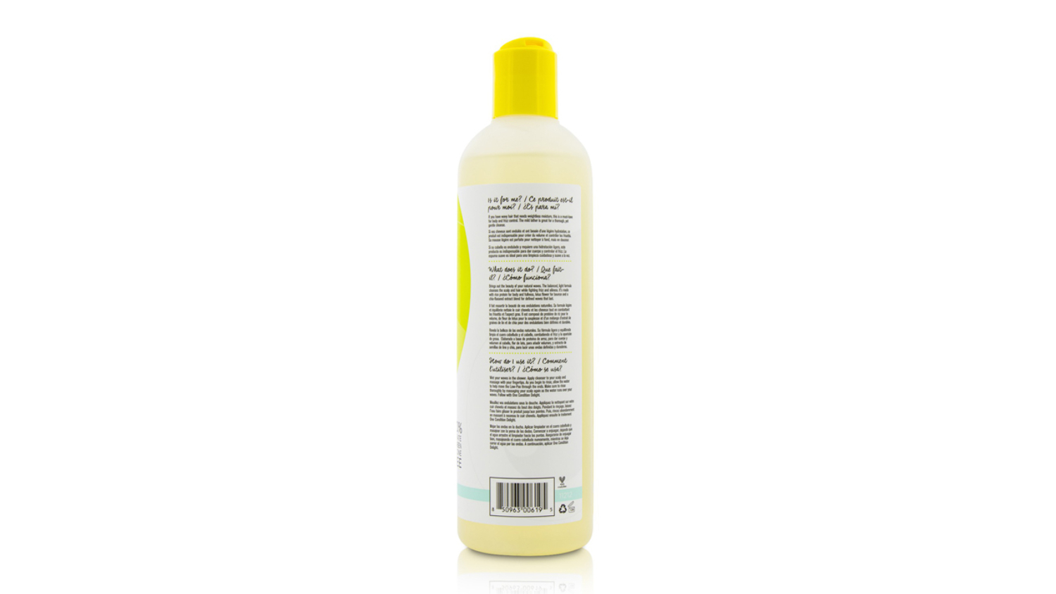 DevaCurl Low-Poo Delight (Weightless Waves Mild Lather Cleanser - For Wavy Hair) - 355ml/12oz