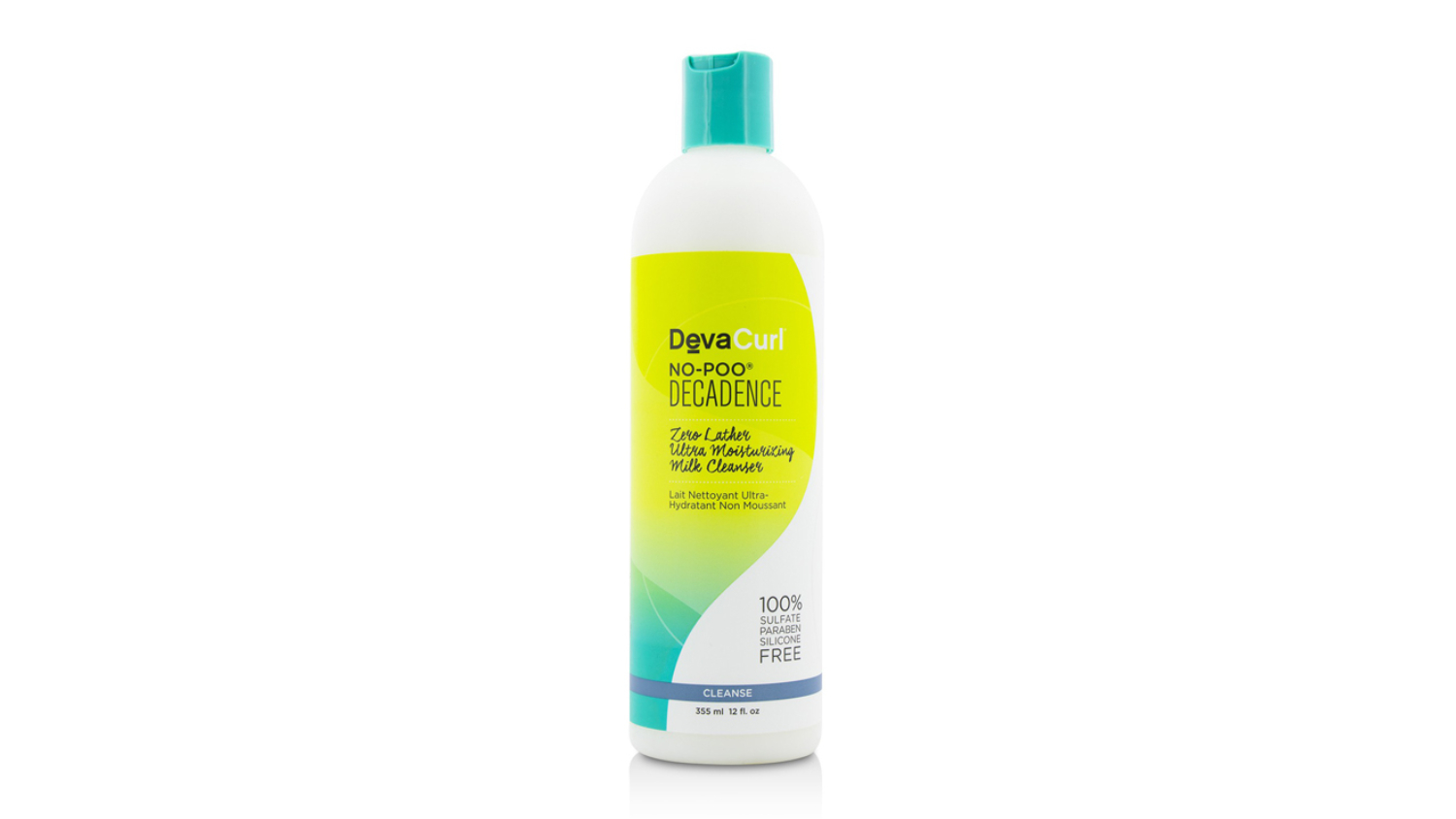 DevaCurl No-Poo Decadence (Zero Lather Ultra Moisturizing Milk Cleanser - For Super Curly Hair) - 355ml/12oz