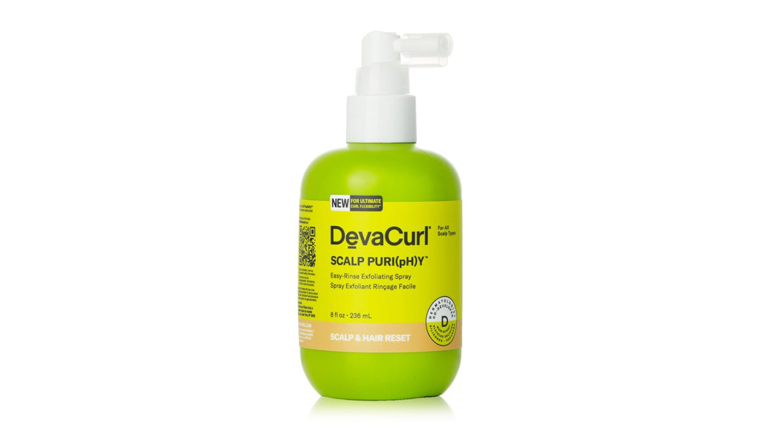DevaCurl Scalp Puri(Ph)Y Easy-Rinse Exfoliating Spray - 236ml/8oz