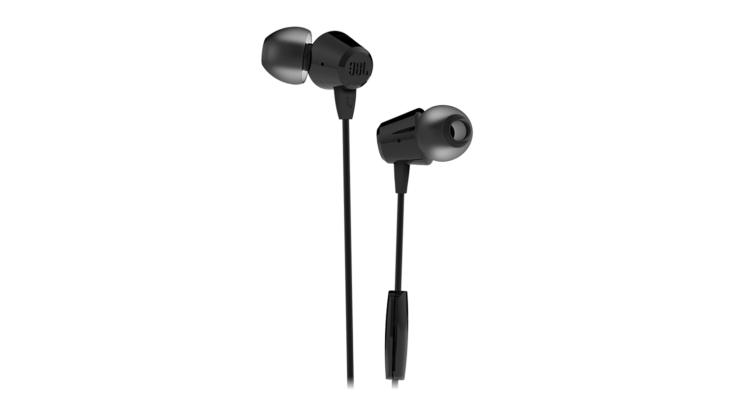 JBL C50HI Wired In-Ear Headphones - Black (JBLC50HIBLKE)